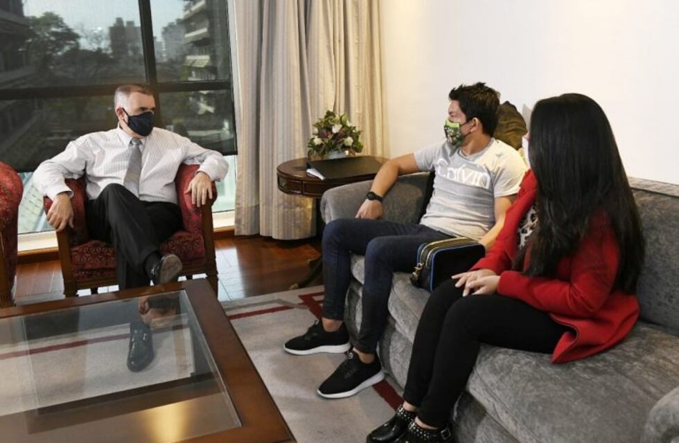 Legislatura: Jaldo recibió al Pulga Rodríguez