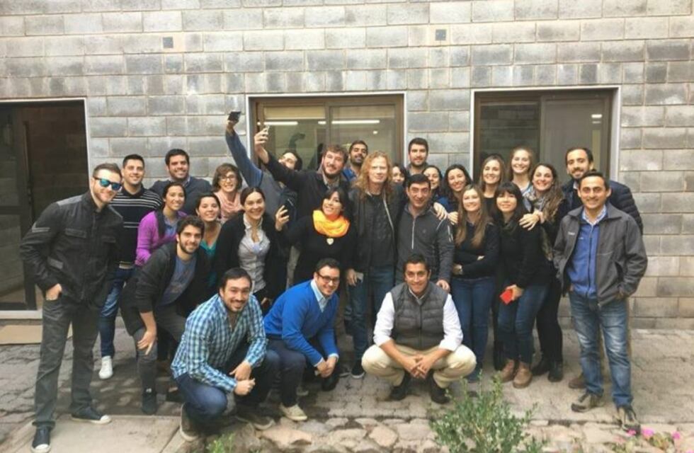 El líder de Megadeth está en Mendoza en busca de inversiones vitivinícolas