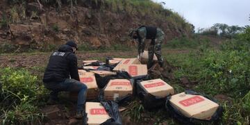 El cargamento fue encontrado a orillas del río Paraná\u002E
