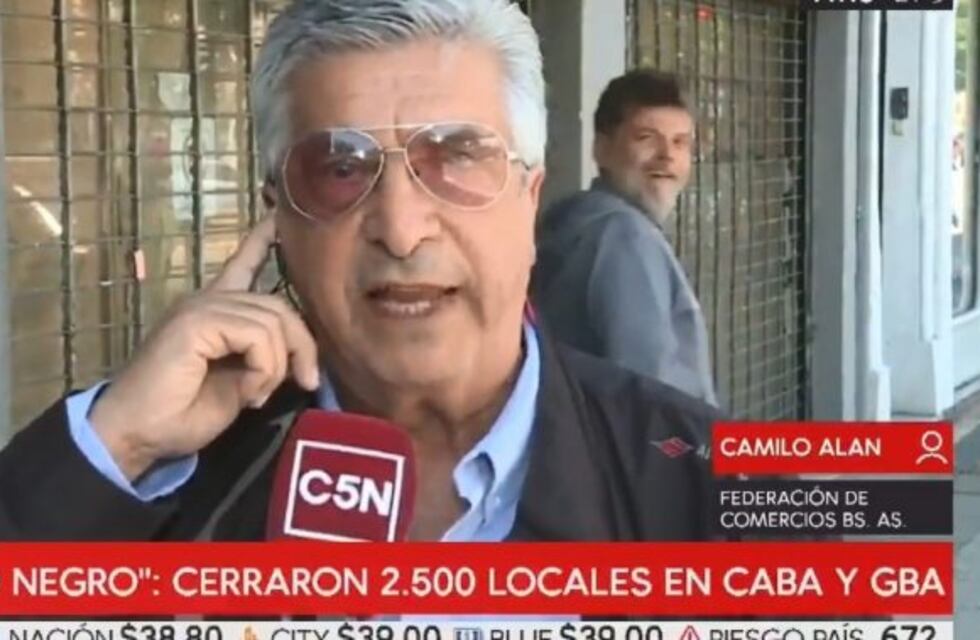 Alfredo Casero se coló en un móvil de C5N y se hizo viral