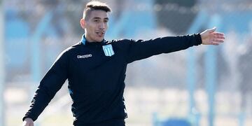Ricardo Centurión volvió a entrenarse con la Reserva de Racing\u002E