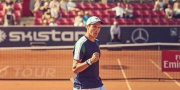 El zurdo tuvo una buena actuación en Suecia y luego cayó en primera ronda en Suiza\u002E (@facubagnis)