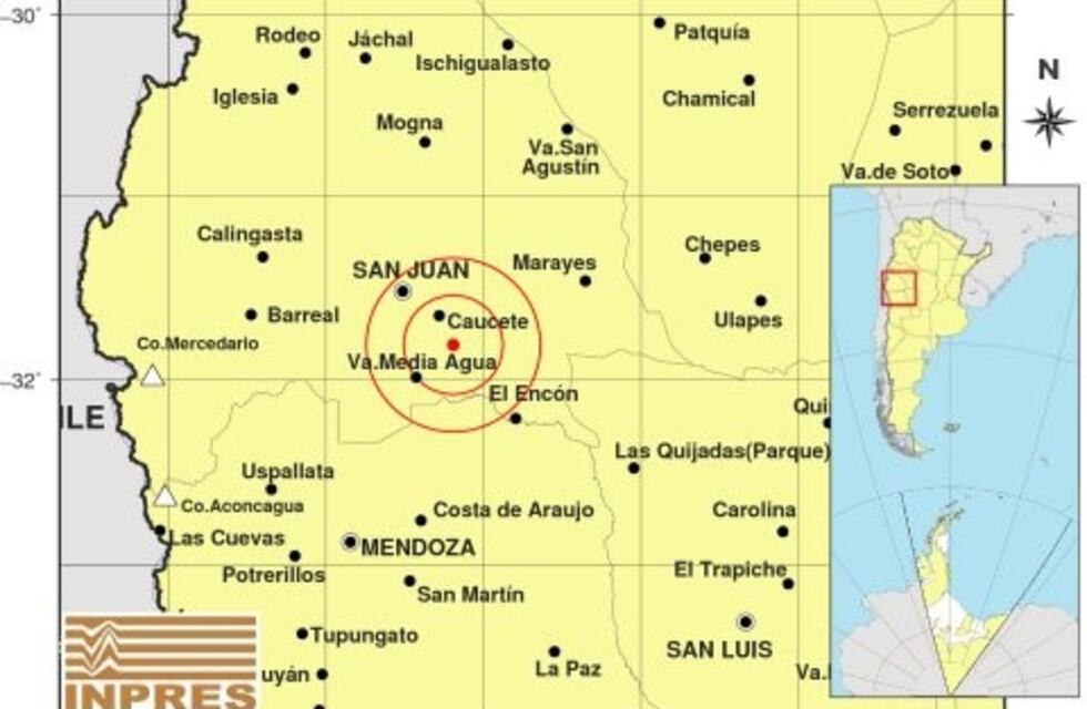 Un fuerte sismo despertó a los sanjuaninos en plena madrugada