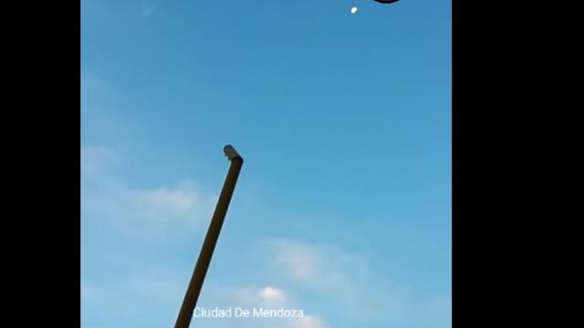 Aseguran haber filmado a un ovni en la Ciudad de Mendoza