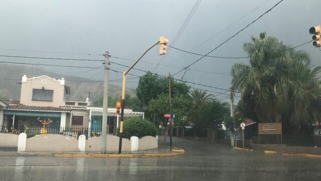 Lluvia en Carlos Paz