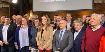 Daniel Salvador volverá a acompañar a María Eugenia Vidal en la fórmula bonaerense\u002E (Twitter)