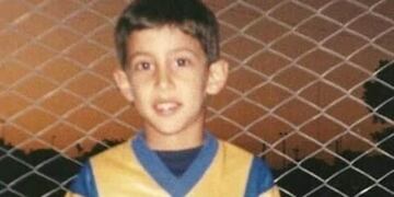 Di María de chiquito en Rosario Central (Foto: TyC Sports)