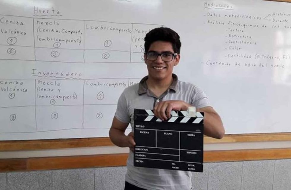 Un chico neuquino viaja a Irlanda para exponer su investigación sobre el clima en Patagonia