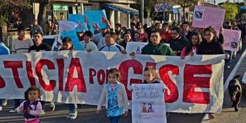 Marcha exigiendo Justicia por Gisel