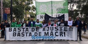 ATE realizará una jornada de protesta por la visita de Macri a Neuquén