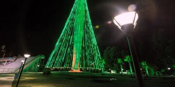 Árbol de Navidad en el Faro