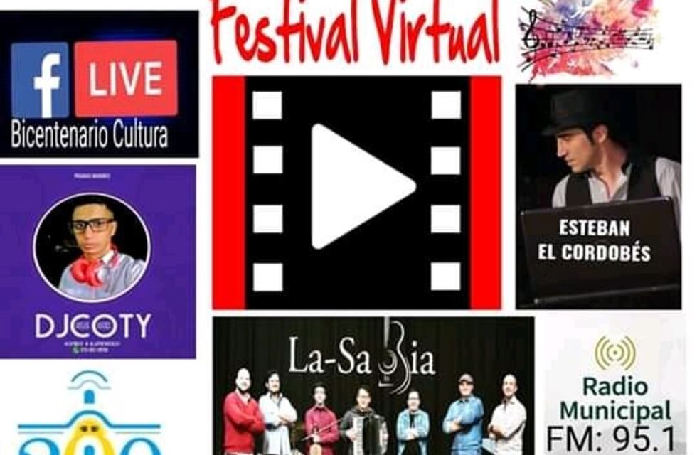 Este viernes transmiten el Festival "Bicentenario" por Facebook y la radio municipal