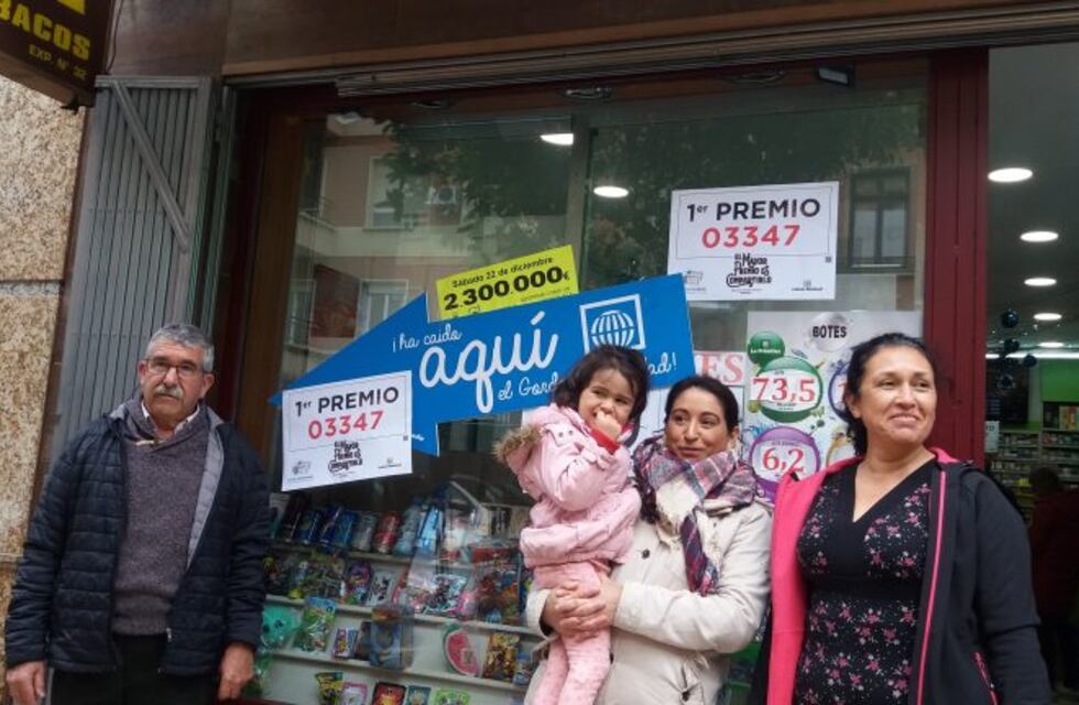 Dos argentinas ganaron 800.000 euros en el Gordo de Navidad español