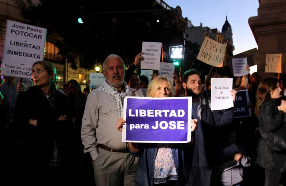 Familiares de Potocar marcharon a Tribunales para pedir su libertad