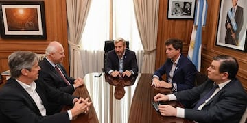 Zamora participó de la reunión con el Comité de Bajos Submeridionales