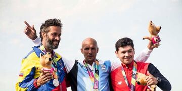 Rodrigo Caffa subió al podio en canotaje en el marco de los Juegos Suramericanos de Playa\u002E