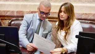Carlos Arce y Sonia Decut cambiaron su voto e hicieron caer Ficha Limpia. (Foto: Senado).