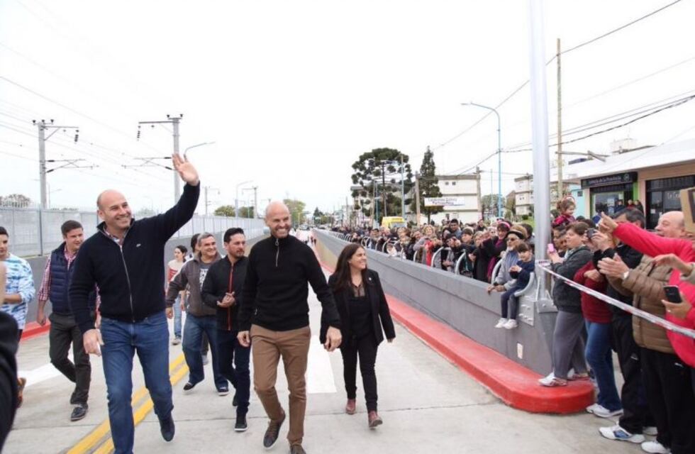 Inauguraron el paso bajo nivel del ferrocarril Roca en Ezpeleta