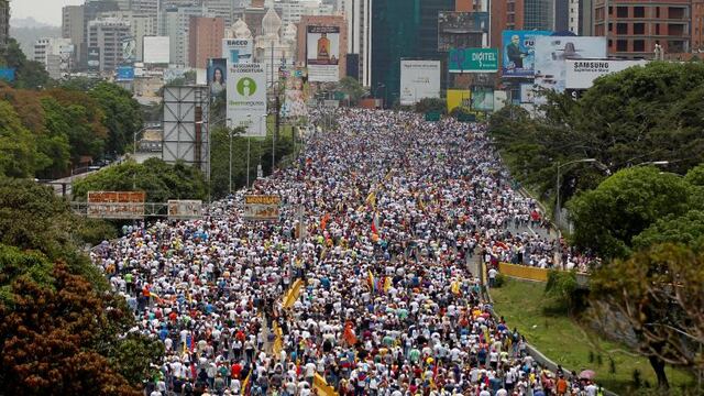 Demonstrators clash with riot police during the so-called