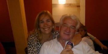 Fabiana Agüero, la víctima y su ex pareja, Rogelio Schiaroli, el femicida\u002E