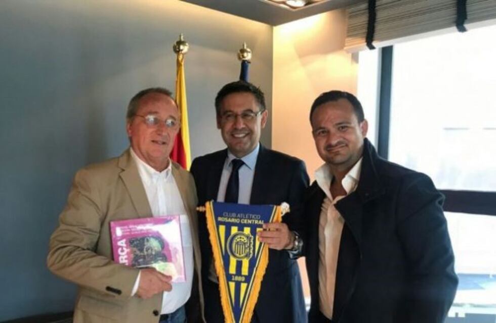 Broglia se reunió con el presidente del Barcelona