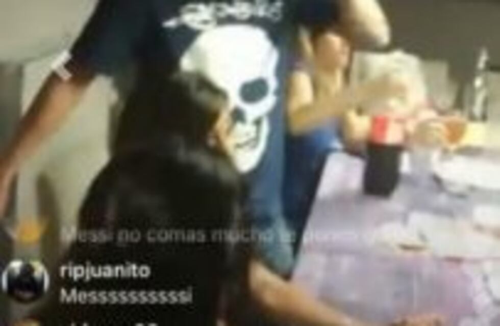 El sobrino de Messi transmitió en vivo la intimidad de la familia en Rosario desde la cuenta del jugador