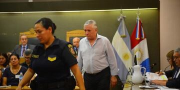 Jorge Petrone durante el juicio por el tiroteo en Nueva Córdoba\u002E