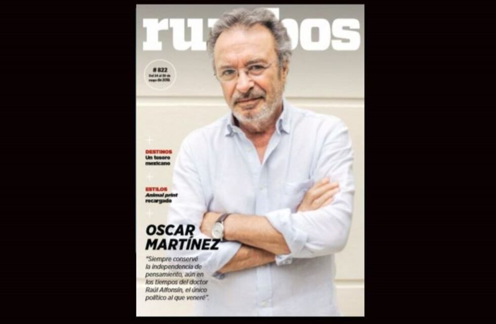 Esta semana en Rumbos #822: Oscar Martínez, una charla sobre el oficio de ser otro