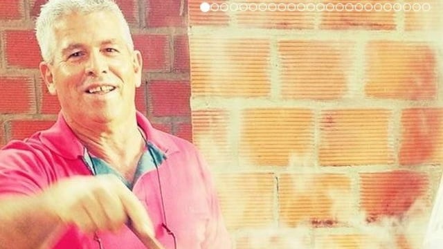 Mariano Skeppstedt asesinado en Eldorado\u002E  Aquí, cocinando en el día de su cumpleaños\u002E (Facebook))