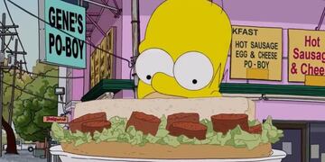Viral: recrearon el tour gastronómico de Homero Simpson por Nueva Orleans
