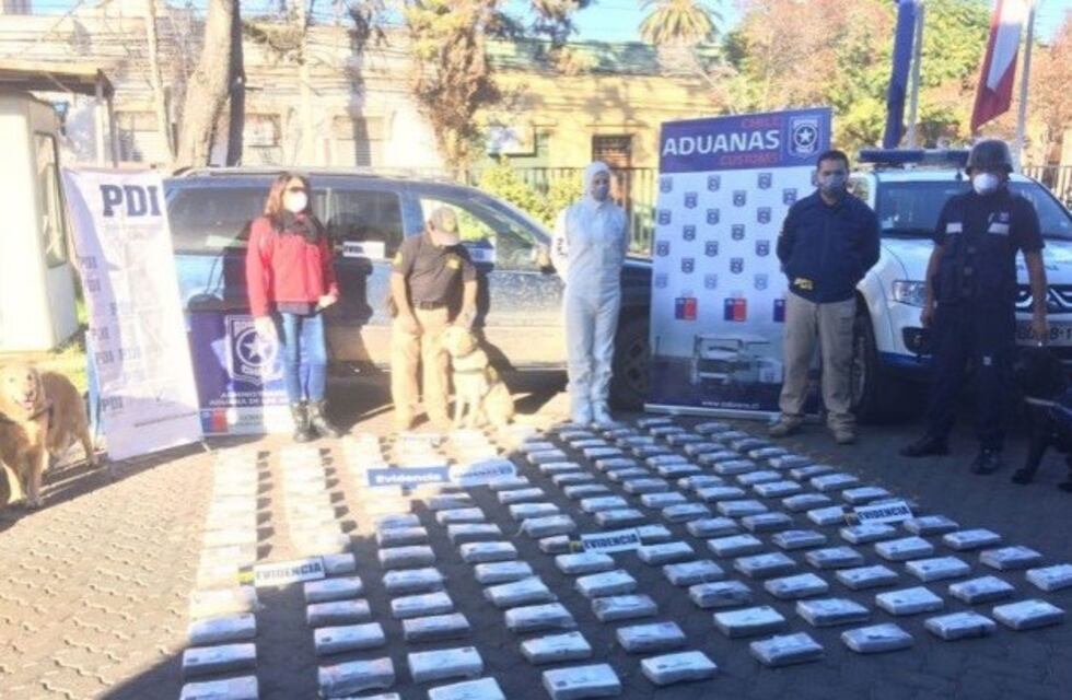 Secuestran 73 kilos de marihuana en paso Los Libertadores