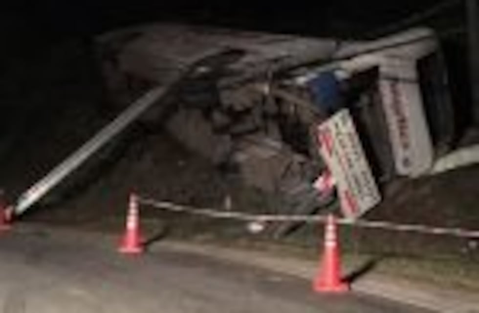 Estudiantes heridos tras volcar ómnibus en Carlos Paz