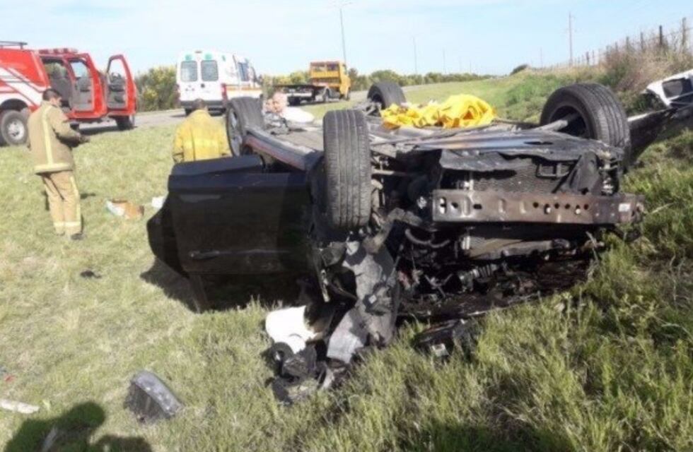 San Luis: falleció la mujer que volcó en Paso de las Carretas