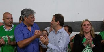 Luque acompañó la asunción de la comisión directiva de ATE