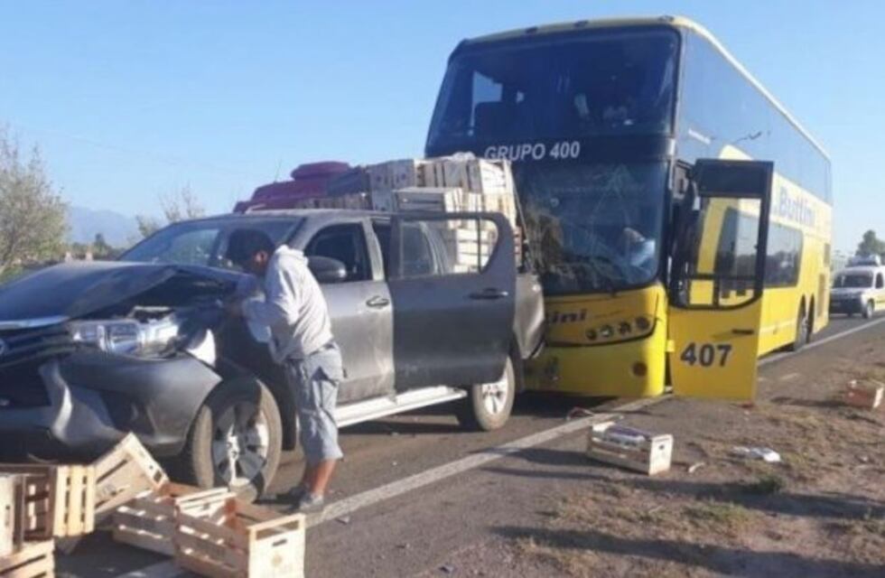 Impactante choque en cadena en el Acceso Sur