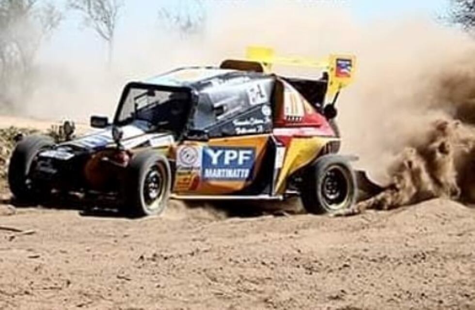 El binomio Cabrera Casas de Arroyito hizo podio en el rally de Los Chañaritos