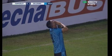 Festeja Estigarribia su primer gol en Belgrano