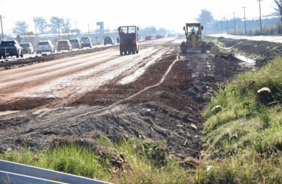 Tránsito restringido en la Ruta 12 por obras en Autovía
