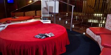Habitación del motel Las Brujas en Rosario\u002E (Motel Las Brujas)
