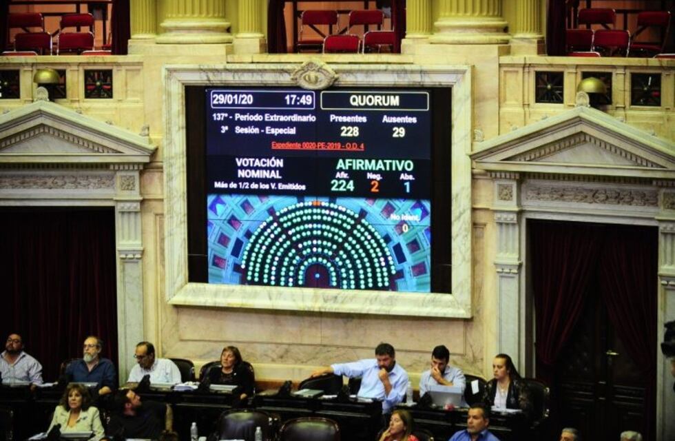 Diputados aprobó el proyecto sobre deuda externa y lo envía al Senado