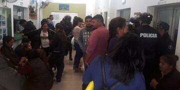 A pesar de la bronca de los vecinos, la protesta fue pacífica