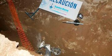 Accidente en moto (La Arena)