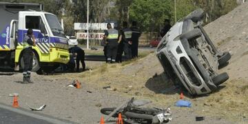 Según estadísticas del Observatorio Vial de la Provincia 20230 fue el año con menos muertes en accidentes de tránsito. Imagen ilustrativa