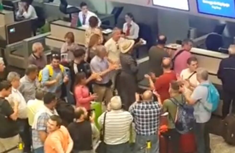 Pasajeros "volaron" de bronca en el Aeropuerto mendocino