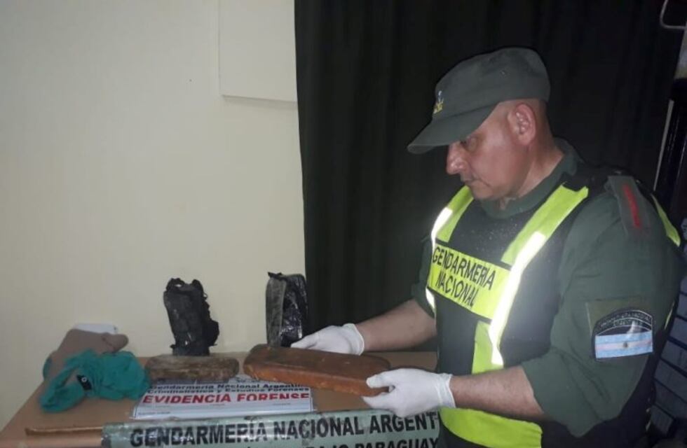 Formosa: llevaba 2 kilos de pasta base en la cintura