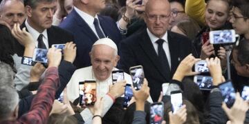 Pope Francis during his weekly general audience in the Paolo VI Hall, at the Vatican, 30 January 2019\u002E ANSA/MAURIZIO BRAMBATTI