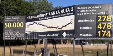 cartel ruta 3