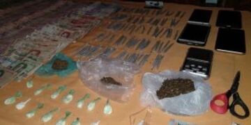 Narcos detenidos en Malagueño