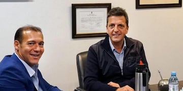 Omar Gutiérrez se reunió con Sergio Massa en Buenos Aires
