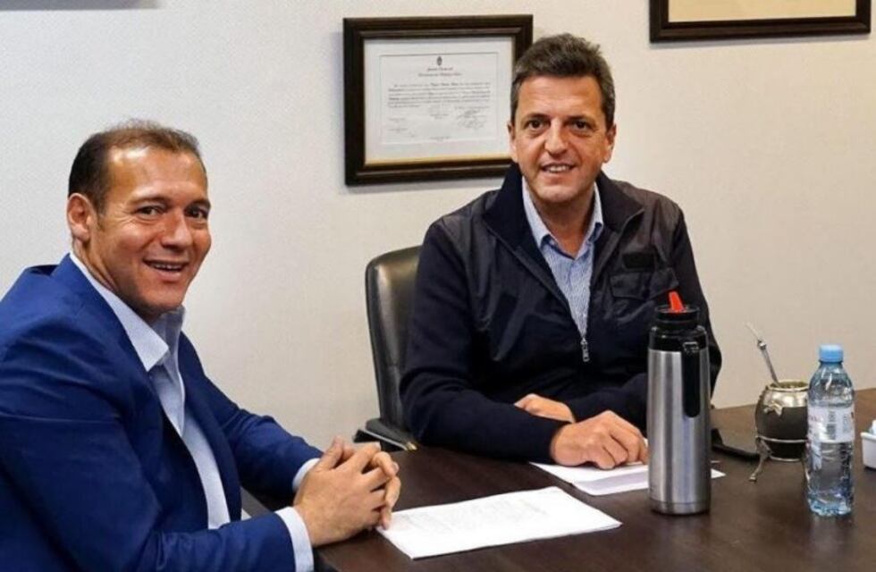 Omar Gutiérrez se reunió con Sergio Massa en Buenos Aires